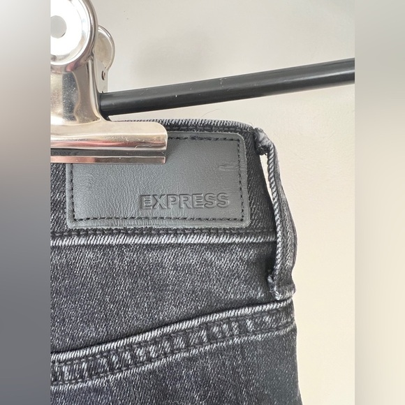 Express Women’s Black Jeans Size 0/R. Slim Ankle Super High Rise. - Picture 5 of 5